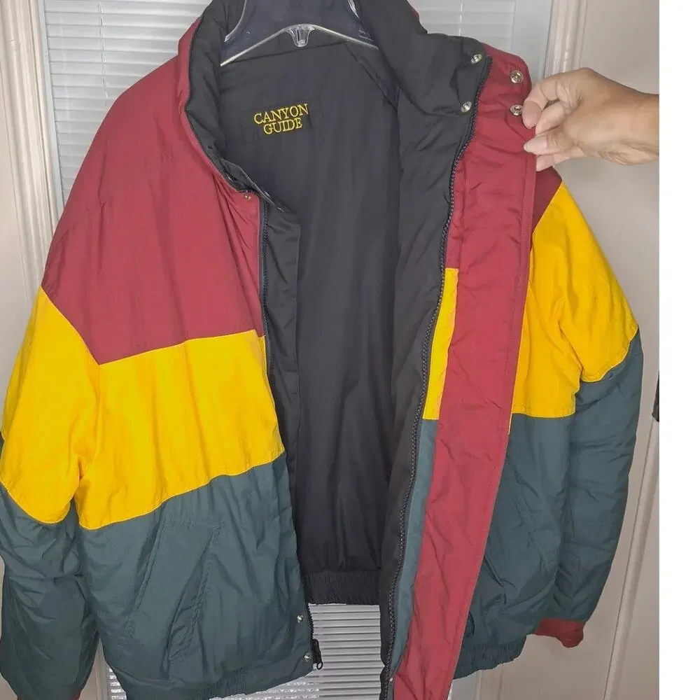 Vintage Canyon Guide Coat Puffer Fully Lined Pockets Medium/Large